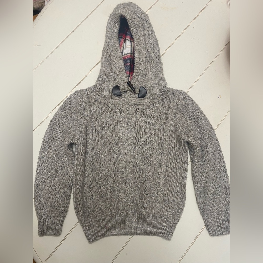Kids Grey Knit Sweater